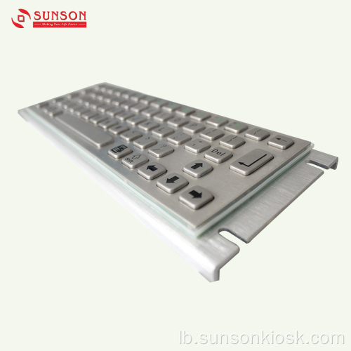 Waasserdicht Metal Keyboard mat Track Ball